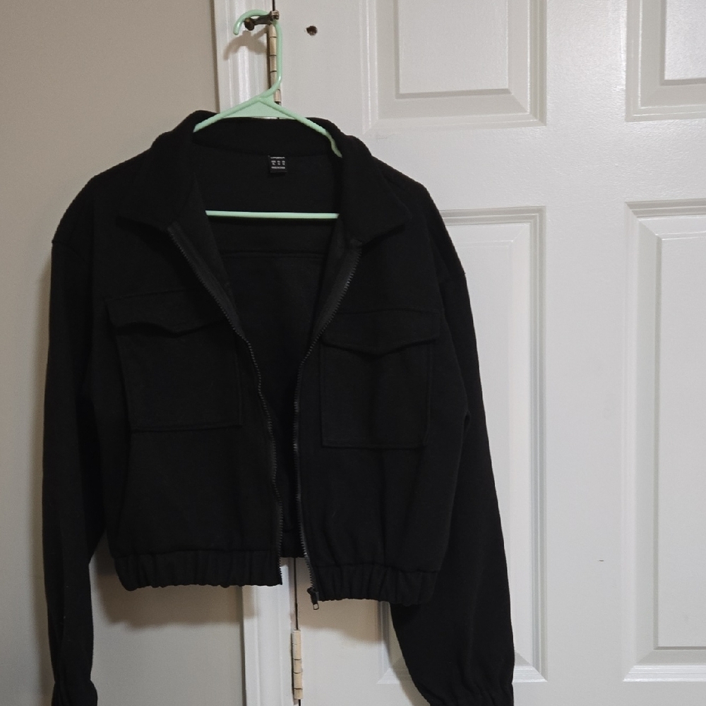 Black Zip-Up Jacket